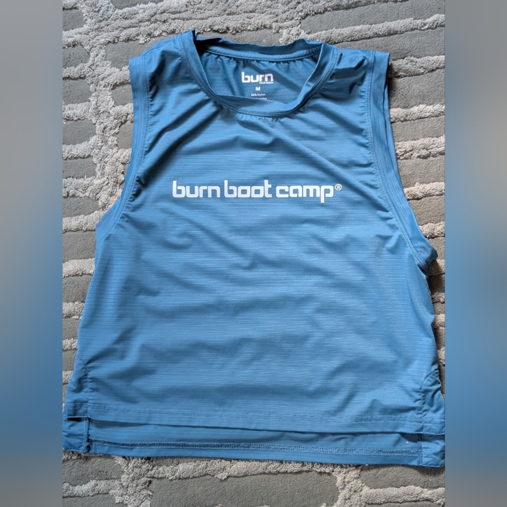 Burn Boot Camp Stem Hem Crop Tank